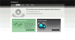 Desktop Screenshot of emagasin.fr
