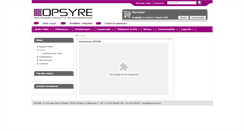 Desktop Screenshot of opsyre.emagasin.fr